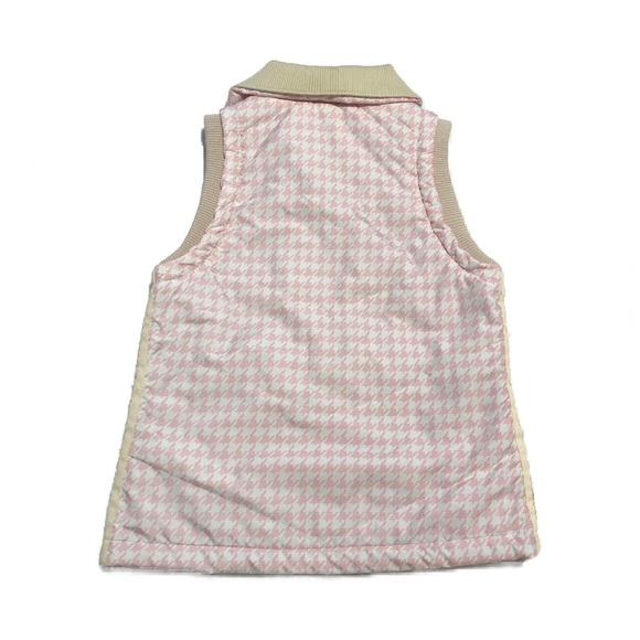 Baby Pink Adidas Houndstooth Vest - Picture 2 of 2